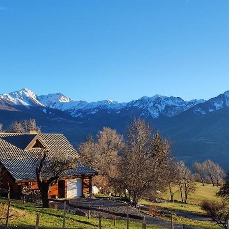 Chalet Mounette Ski Sauna Lac Embrun Puy-Sanieres Bagian luar foto
