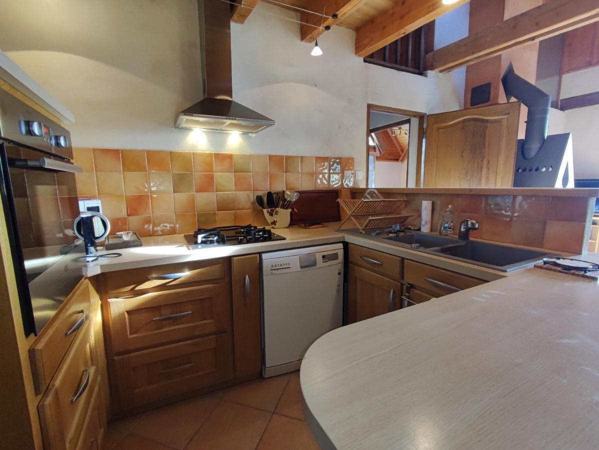 Chalet Mounette Ski Sauna Lac Embrun Puy-Sanieres Bagian luar foto